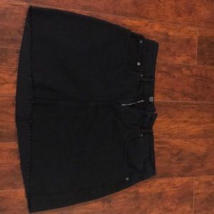 BLACK NEW ZARA DENIM SKIRT